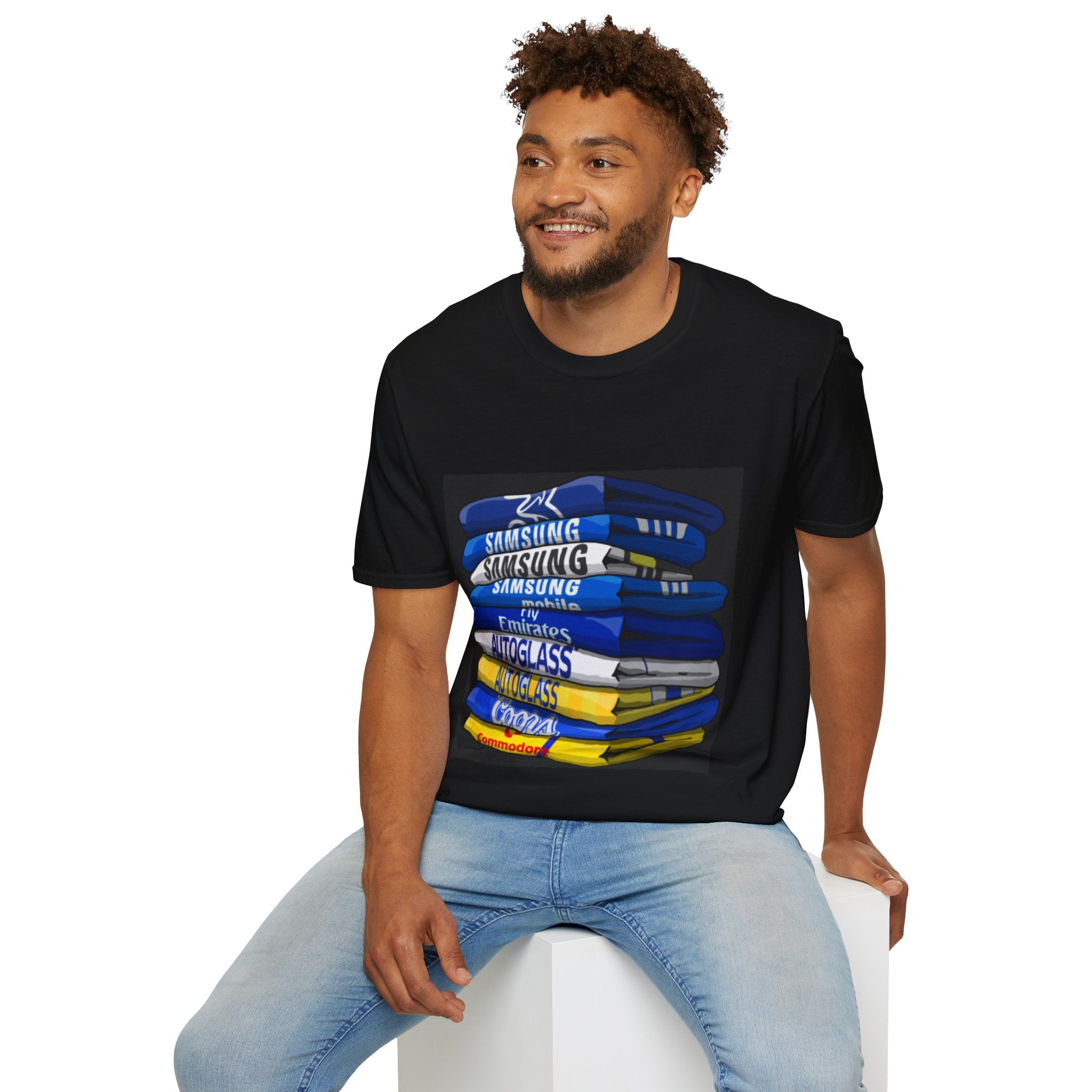 Chelsea Football Club Vintage Football Shirts Graphic Print Tee