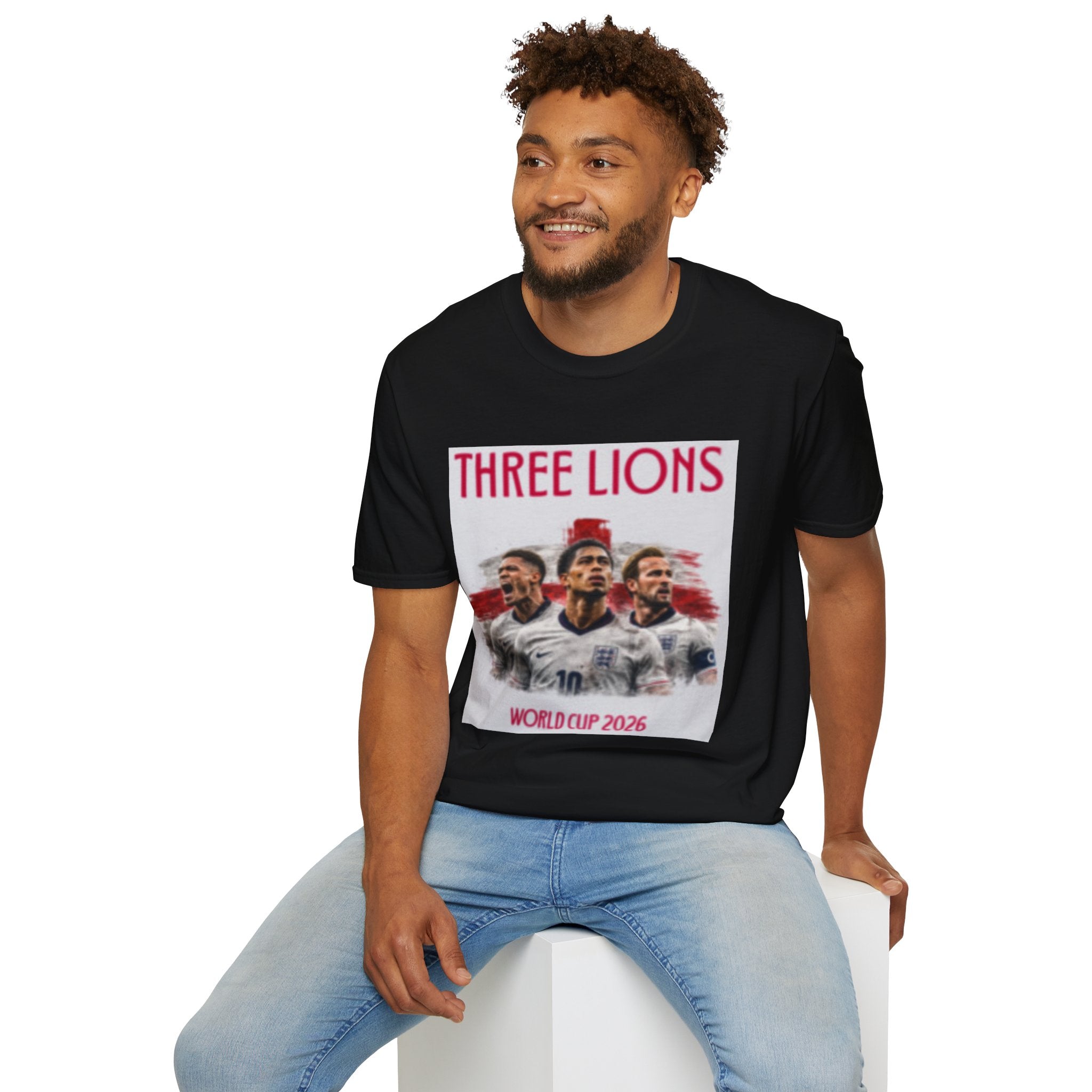 England Football Three Lions Graphic Tshirt