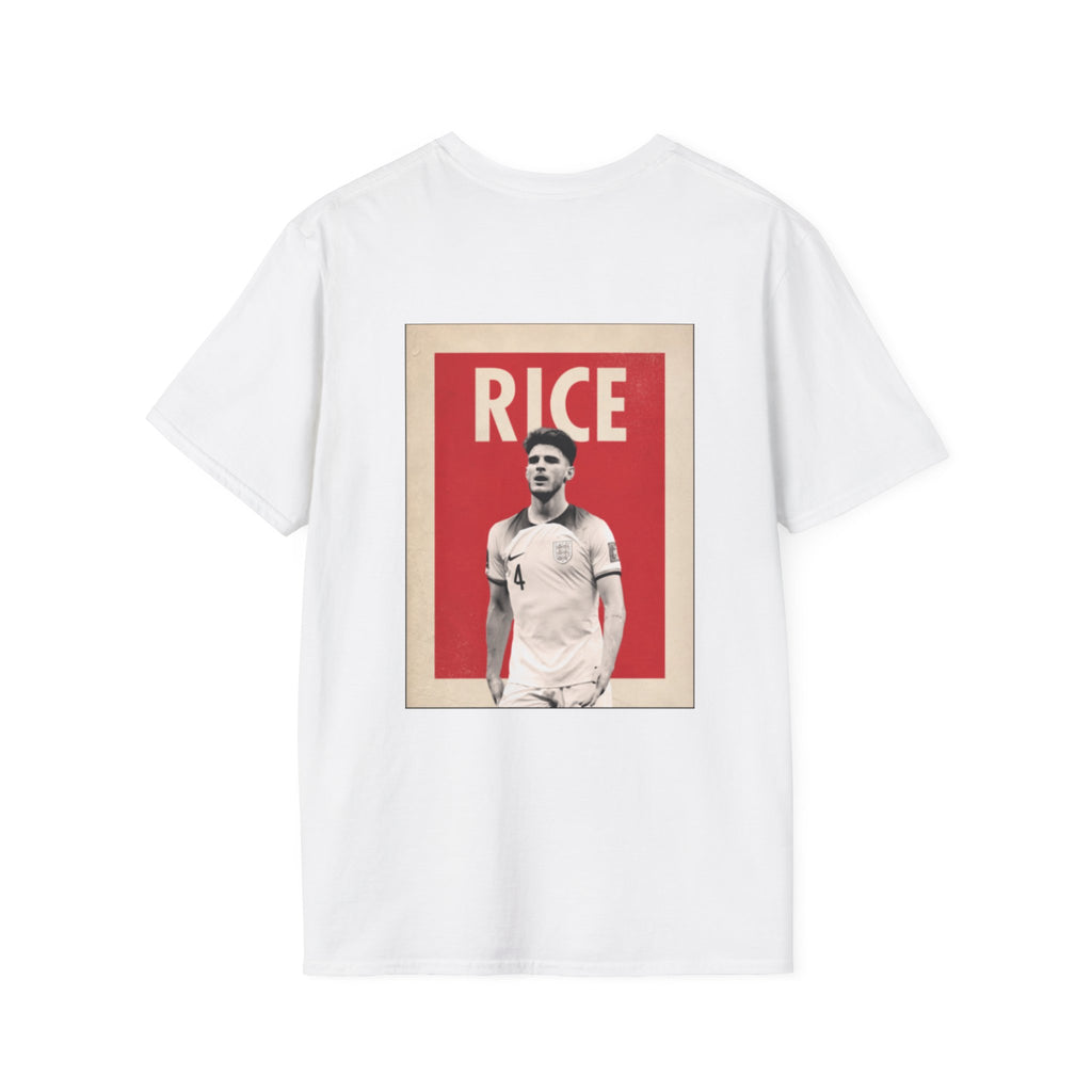 Declan Rice England Football Back Graphic Tshirt