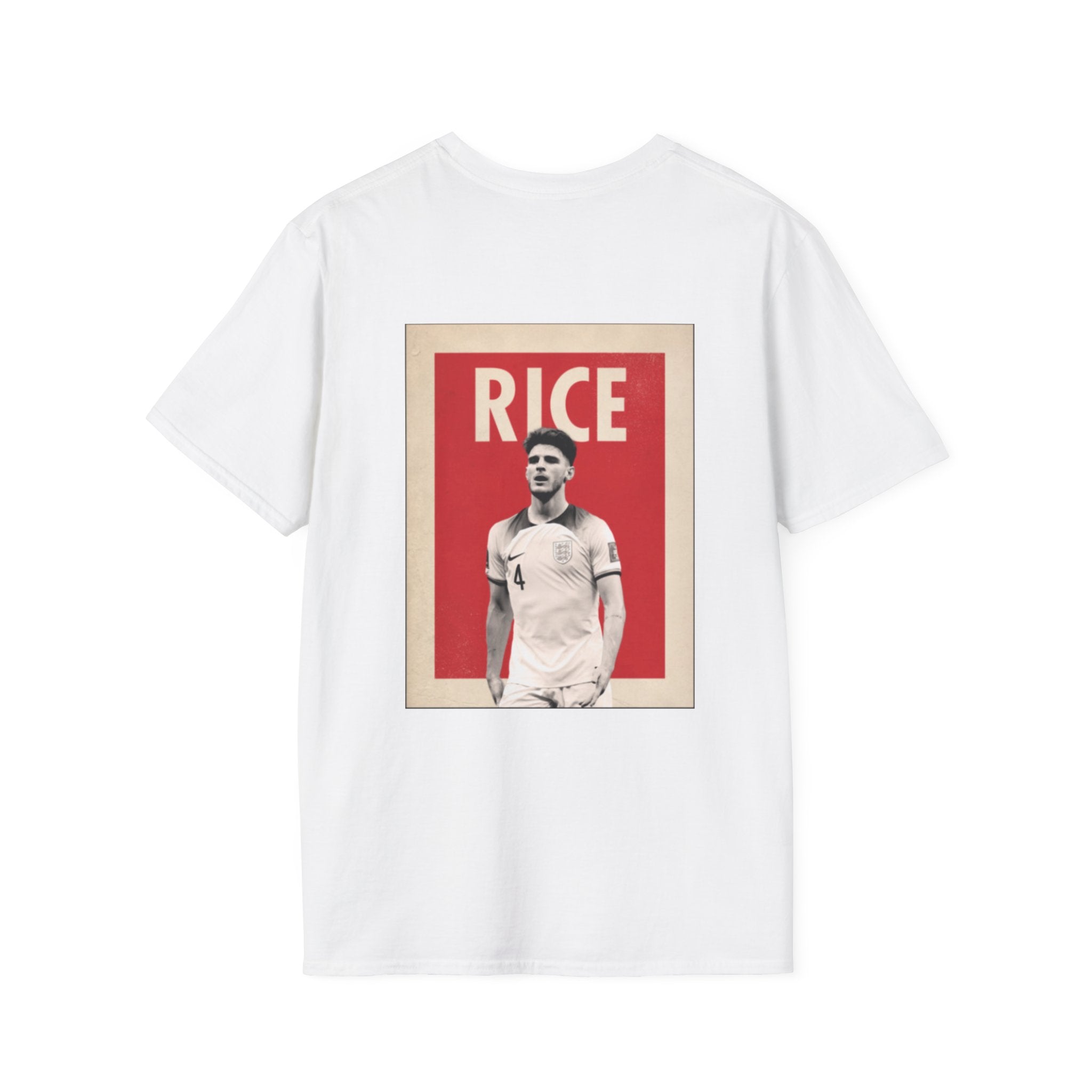 Declan Rice England Football Back Graphic Tshirt