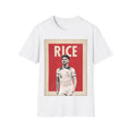 Declan Rice England World Cup Graphic Print T‑Shirt — Vintage Style Football Fan Tee