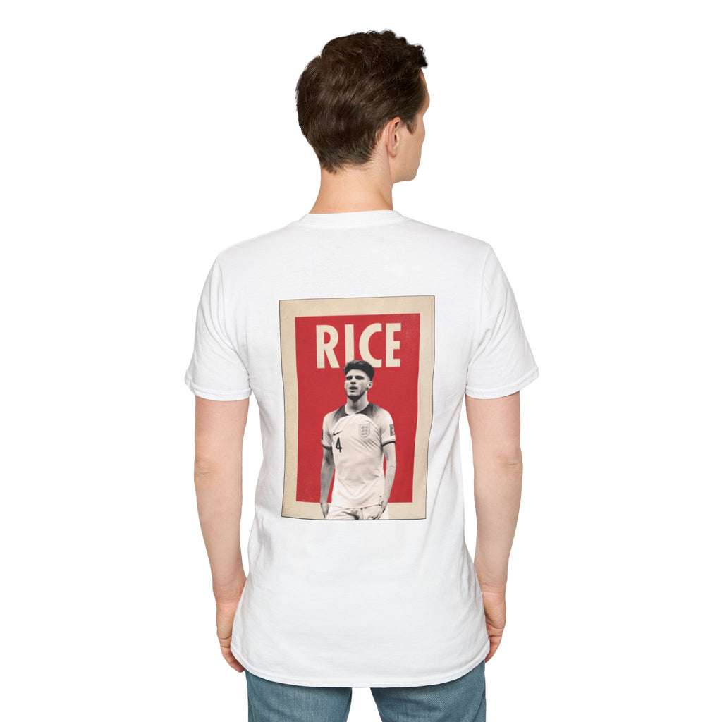 Declan Rice England Football Back Graphic Tshirt