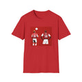 Dennis Bergkamp and Thierry Henry Arsenal Football Club Vintage Graphic Print tshirt