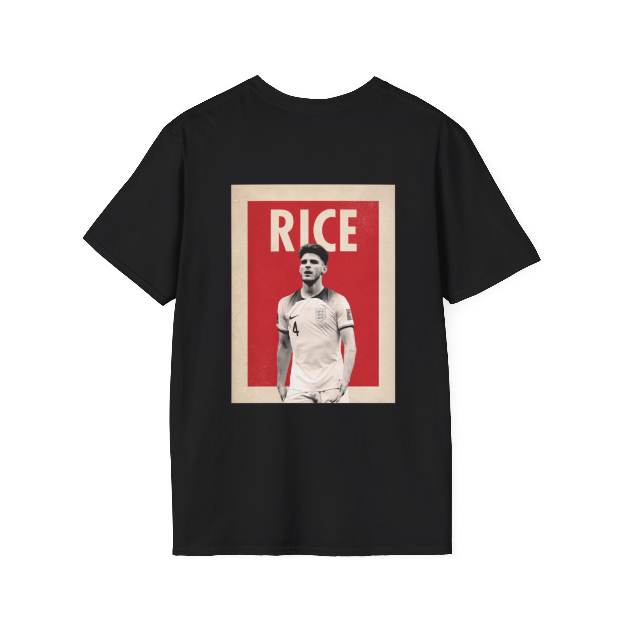 Declan Rice England Football Back Graphic Tshirt
