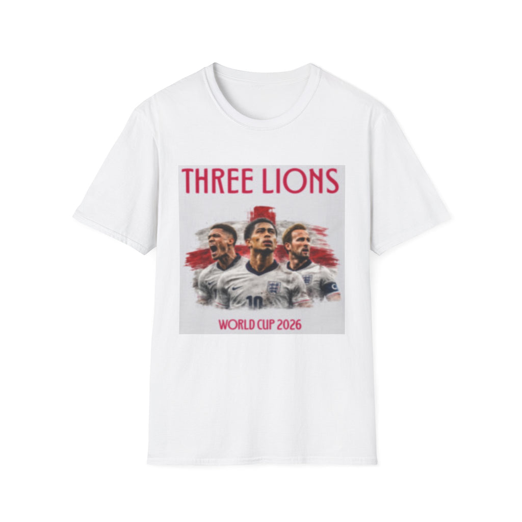 England Football Three Lions Graphic Tshirt