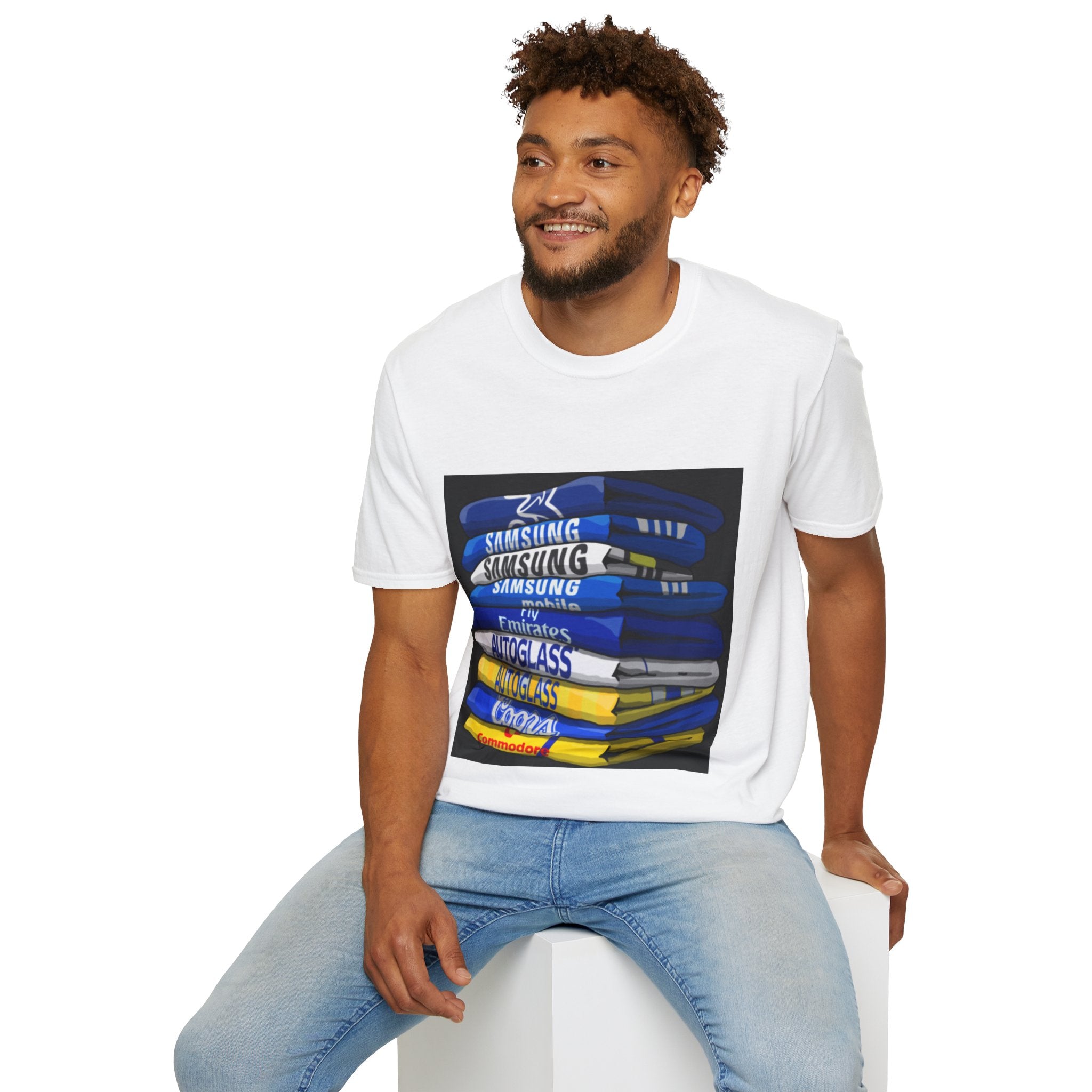 Chelsea Football Club Vintage Football Shirts Graphic Print Tee