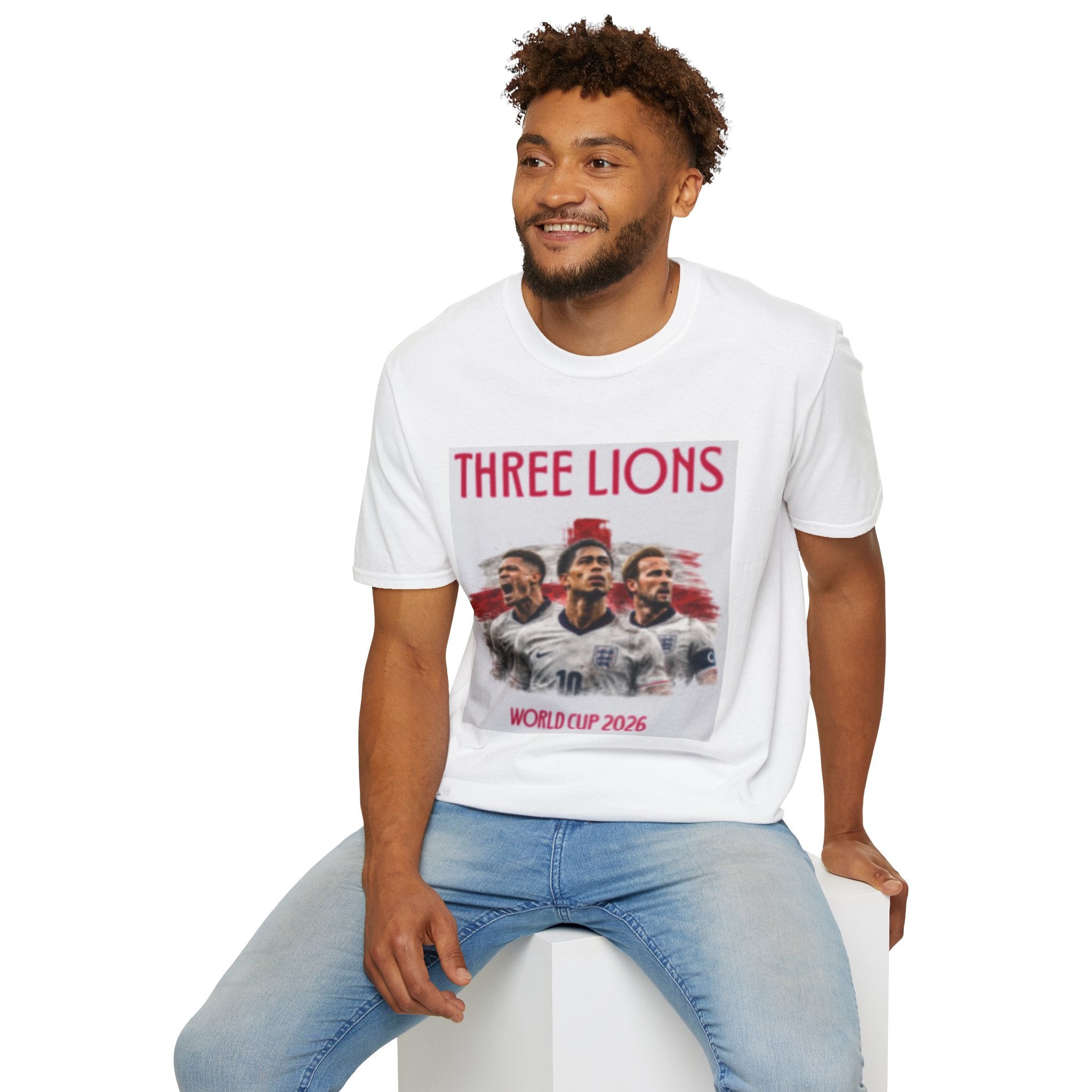 England Football Three Lions Graphic Tshirt